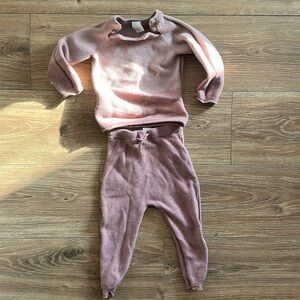 H&M Girls Size 12-18 months Knit outfit